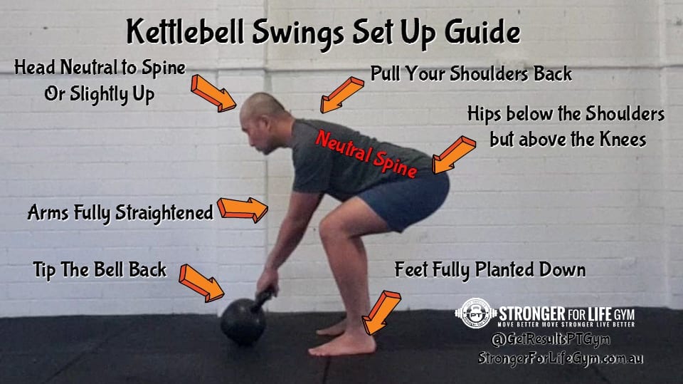 kettlebell swing set up