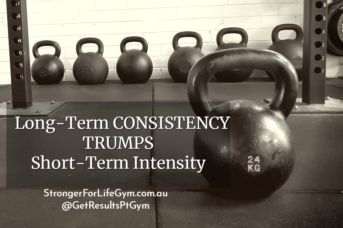 long term consistency trumps short term intensity