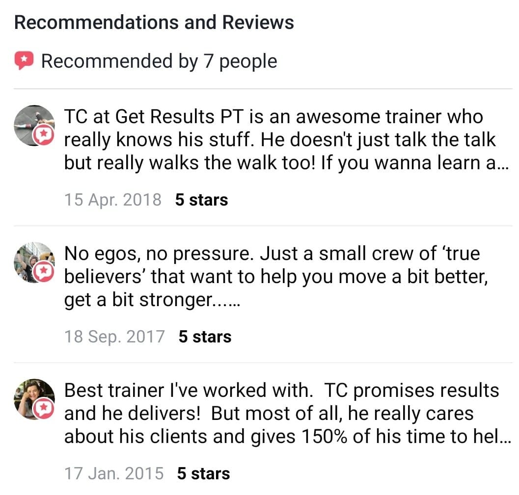 Group Personal Training Perth review