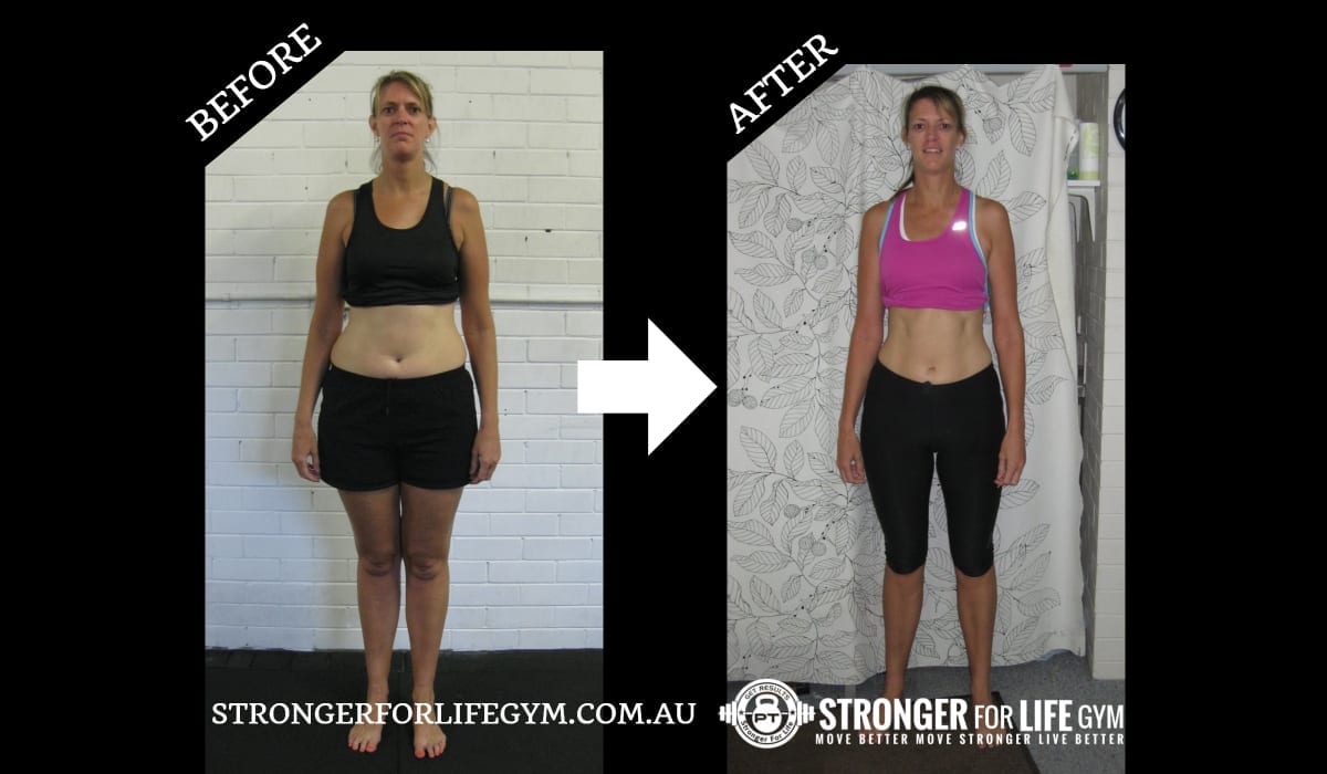 perth personal trainer transformation