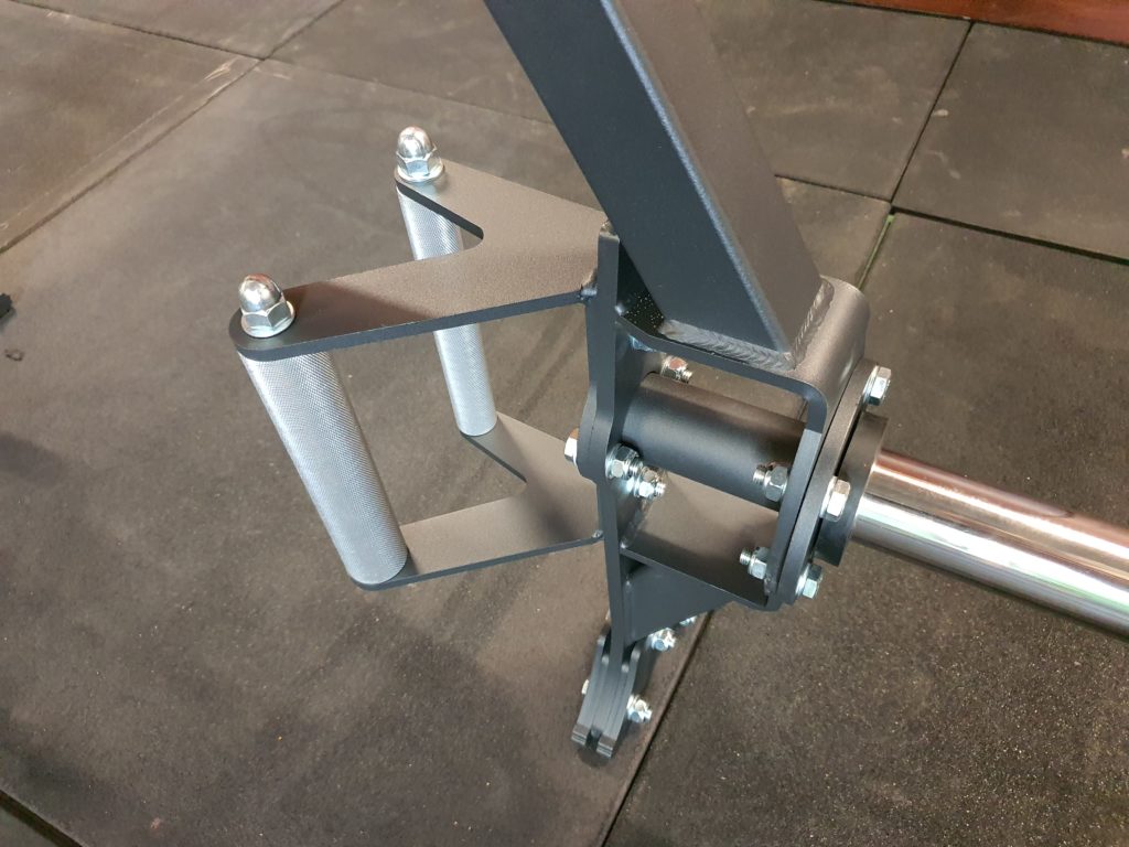 aluminium handle and knurling